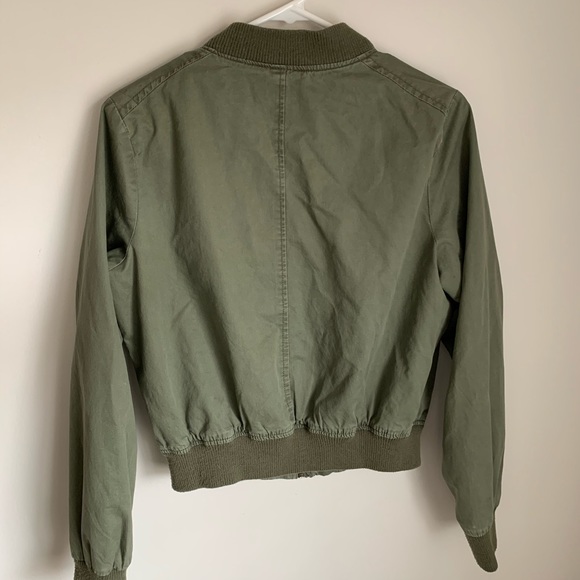Green Bomber Jacket - Picture 2 of 3